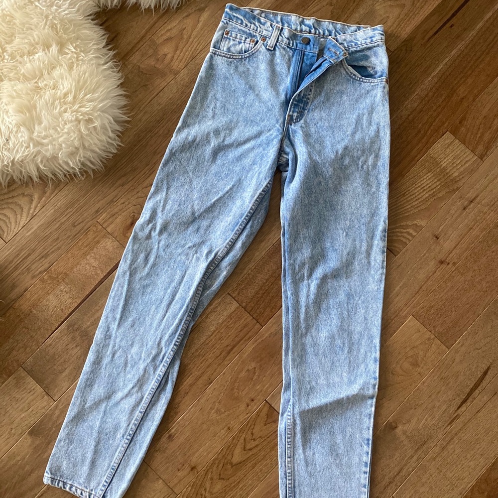 Levi’s Light Wash Super High Waist Jeans W 29 USA